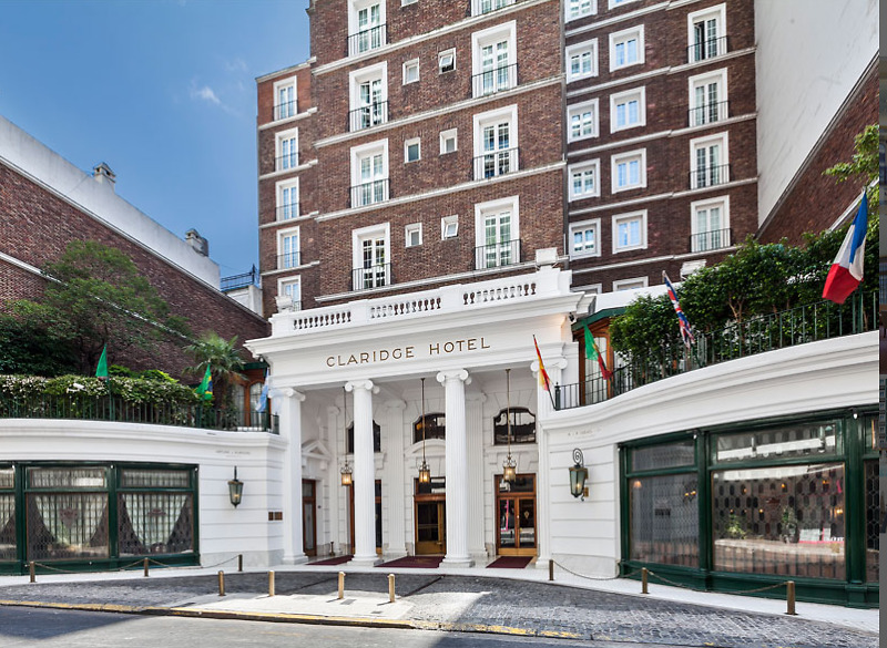Claridge Hotel Μπουένος Άιρες Εξωτερικό φωτογραφία The hotel's entrance
